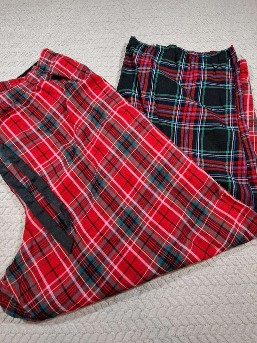 Victoria's Secret Red and Black Plaid Pajama Pants
